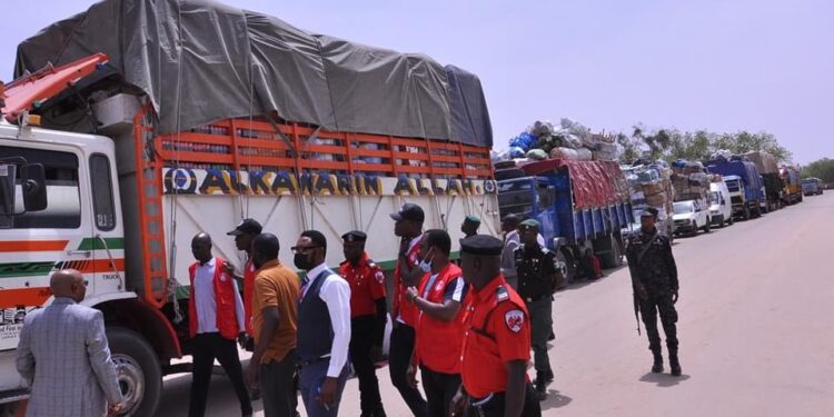 Food Insecurity:  21 Food Trucks Traveling into Neighbouring Countries Arrested – EFCC