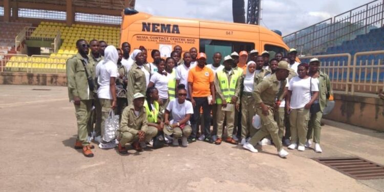 NEMA TRAINS NYSC/EMVs IN ADO-EKITI