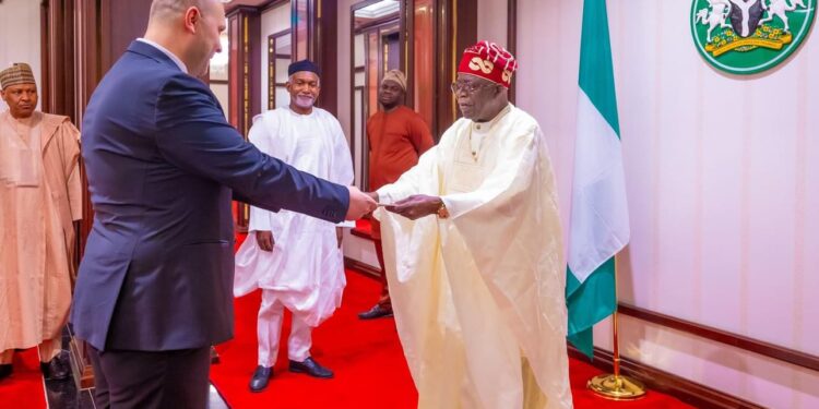 PRESIDENT TINUBU RECEIVES LETTERS OF CREDENCE FROM NEWLY-APPOINTED AMBASSADORS