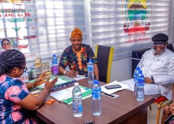 NEMA EKITI OPERATIONS OFFICE PAYS A WORKING VISIT TO THE OFFICE OF THE DIRECTOR GENERAL, OFFICE OF COMMUNITY COMMUNICATIONS, GOVERNORS OFFICE, EKITI STATE. 