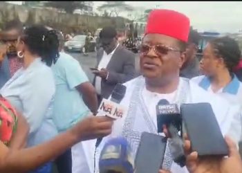 HON. MINISTER OF WORKS VISITS SCENE OF TANKER INFERNO SYMPATHIZES WITH GOVERNMENT AND PEOPLE OF RIVERS STATE 