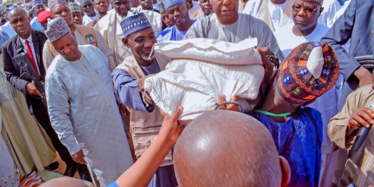 NEMA Commences Food Distribution to IDPs in Borno State, Synergies with State Government in Relocation of IDPs