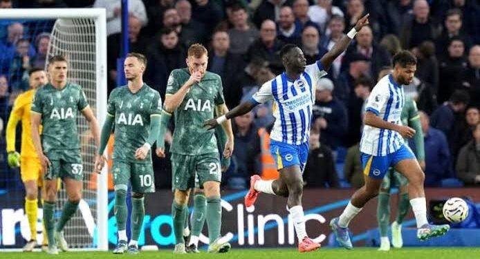 Tottenham Wobble As Brighton Rally Back In Premier League Win
