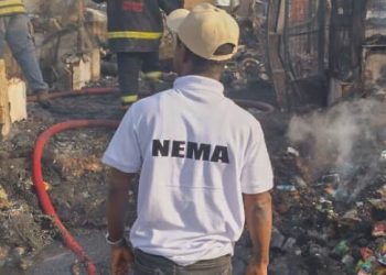 NEMA Responds to Fire Outbreak at Trademore Estate in Lugbe