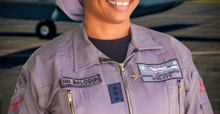 Breaking Barriers: Nigeria Customs Welcomes its First Female Pilot, Promoted From Cabin Crew