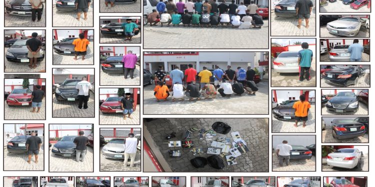 Internet Fraud: EFCC’s  Operation Eagle Sweep Arrests  37 Suspects in Port Harcourt