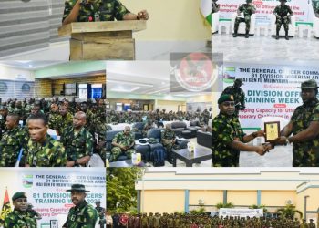 GOC 81 Division Charges Commanders on Professionalism, Effective Supervision at Officers Training Week