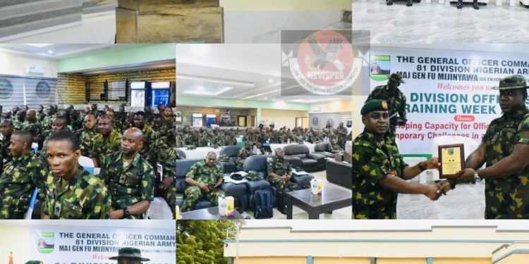 GOC 81 Division Charges Commanders on Professionalism, Effective Supervision at Officers Training Week