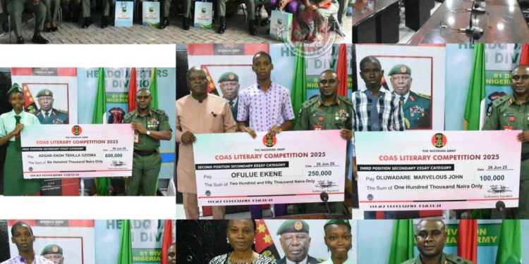 COAS Honours Outstanding Students in 2025 Literary Competition, Reaffirms Commitment to Border Security with Customs Service