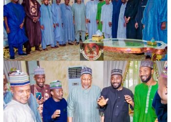 Defence Minister Badaru Hosts Jigawa Ex-LG Speakers, Dutse Traders in Post-Eid Celebrations, Reaffirms Commitment to Security and Growth