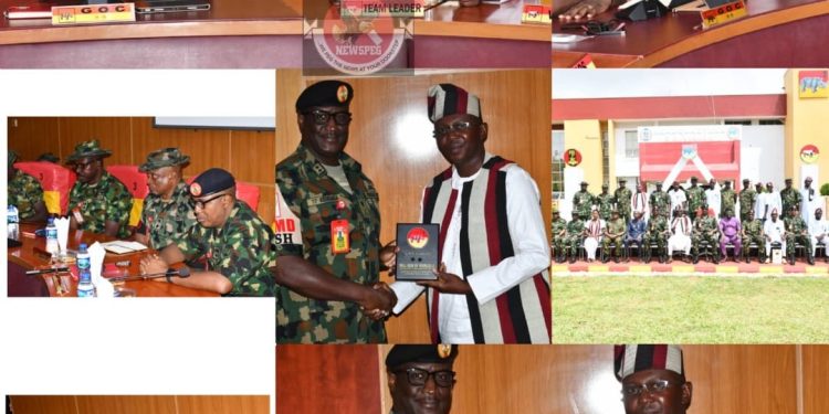 GOC 3 Division Hosts Bache Youths, Seeks Stronger Partnership for Peace in Plateau