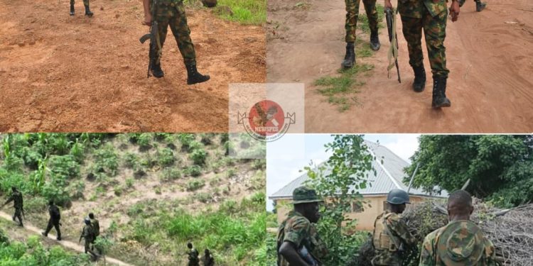 Troops Raid Bandit Camps in Southern Taraba, Recover Ammunition and Destroy Criminal Hideouts