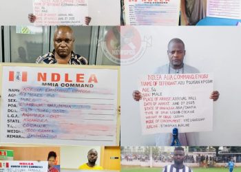 NDLEA Bursts International Drug Rings, Arrests Ex-Footballer, Europe-Based Smugglers in Major Airport Raids