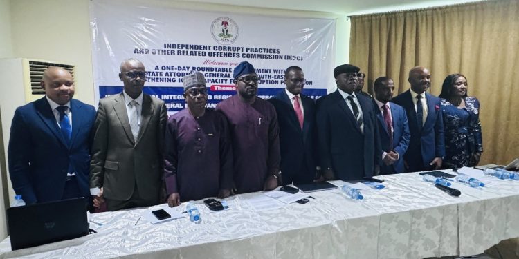 ICPC Hosts South-East Attorneys-General in Strategic Anti-Corruption Roundtable