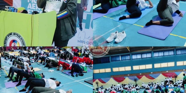 Visual Story of DEPOWA President’s Wellness Initiative for Security Officers’ Wives