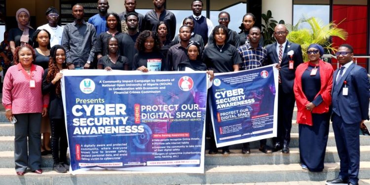 EFCC Chairman Urges Nigerian Youths to Join Anti-Corruption Fight, Hosts NOUN Students at Headquarters