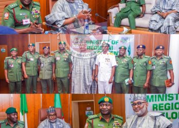 CDS Musa Visits Minister of State for Regional Development, Seeks Stronger Civil-Military Cooperation
