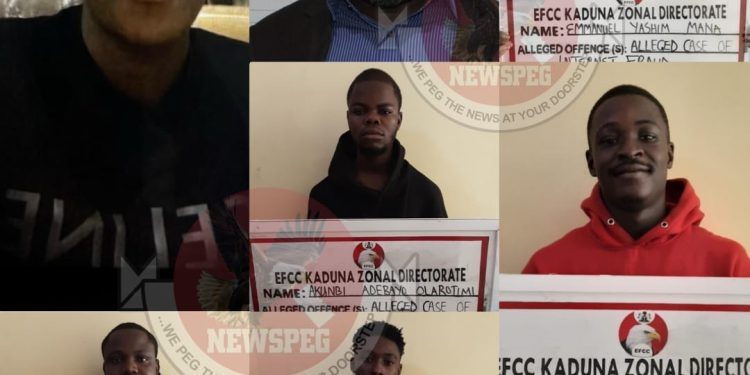 Seven Convicted for Fraud in Kaduna as EFCC Intensifies Crackdown on Cybercrime and Impersonation