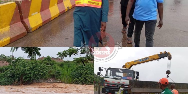FCT Emergency Management Department Shuts Down Galadimawa Interchange Slip Road to Prevent Flood Disaster