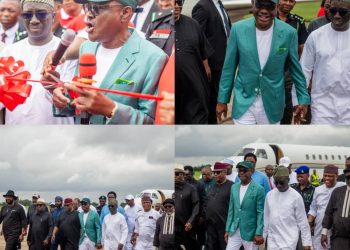 Wike, Oshiomhole Join Okpebholo to Commission New Edo Line Transport Service, Advocate Security Protocol for High-Profile Visitors