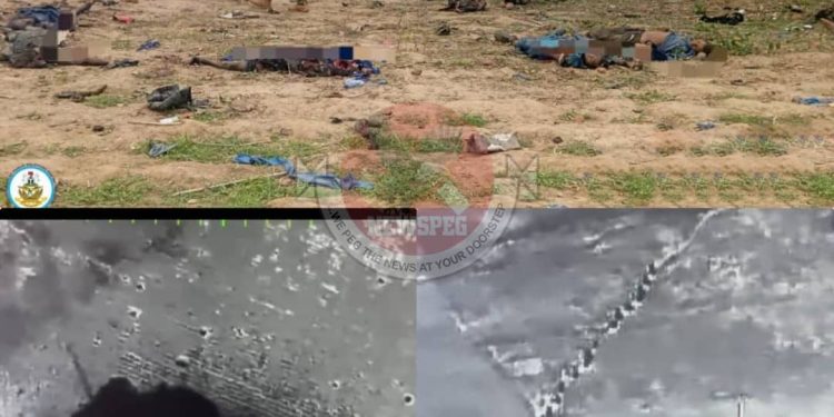 NAF Airstrikes Decimate Bandit Convoy Along Kebbi–Zamfara Axis in Joint Operation