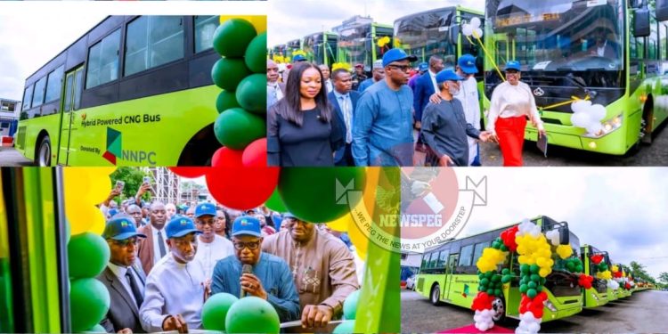 NNPC Ltd Donates 35 CNG Buses to Presidential Initiative, Reaffirms Commitment to Cleaner Energy Future