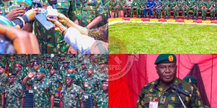 COAS Charges Army Commanders on Professionalism and Troop Welfare at Commanding Officers Workshop