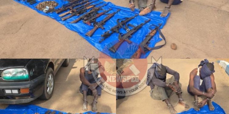 Troops Arrest Three Gunrunners, Recover Cache of Arms in Kaduna