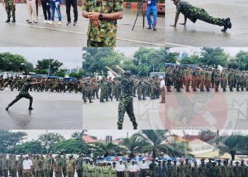CDS Musa Rallies Troops to Prioritise Fitness at Maiden DHQ Monthly Route March
