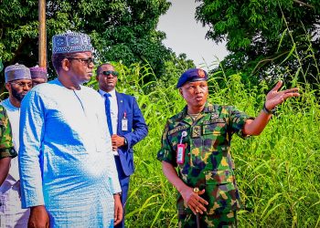 Defence Minister Matawalle Visits DICON After Ordnance Explosion in Kaduna