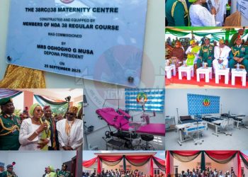 Mrs. Oghogho Musa Commissions New Maternity Facility Donated by NDA 38 Regular Course