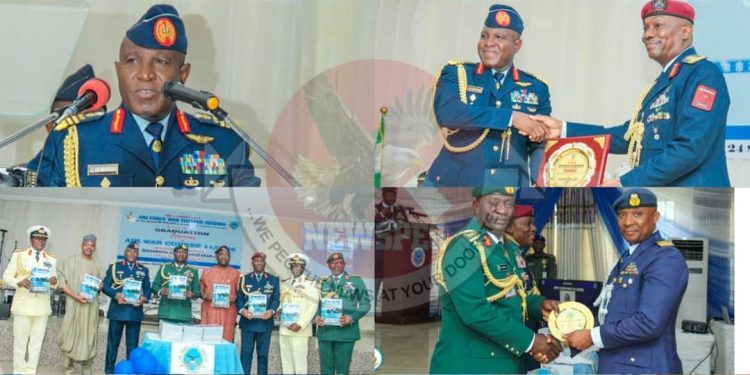 Defence Minister Charges Air War College Graduands to Embrace Innovation, Proactive Leadership