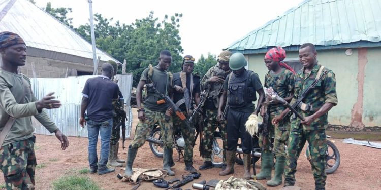 Troops Clear Terrorist Hideouts in Ibi LGA, Recover Arms, Uniforms and Motorcycle