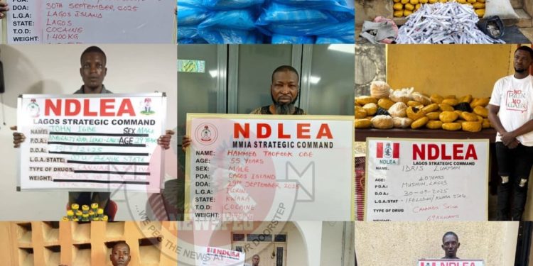 NDLEA Smashes Cocaine Cartels Behind Six UK-Bound Shipments, Arrests Mastermind and Five Others