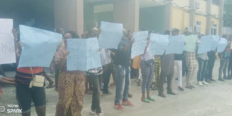 Non-Payment of Salaries: Emohua Council Workers Protest