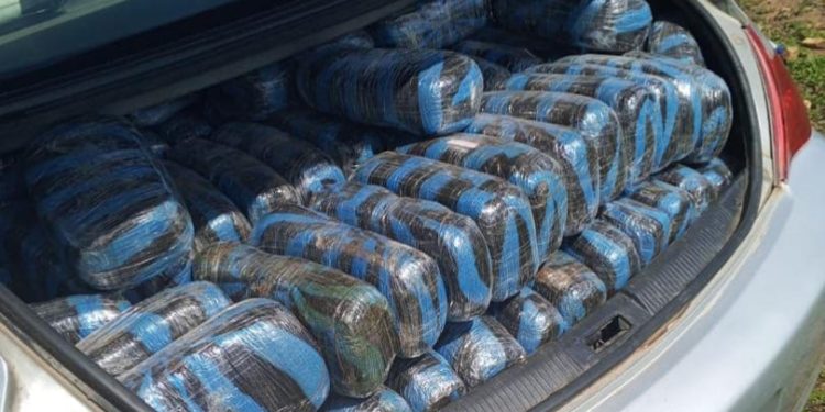 Troops of Operation Whirl Stroke Foil Drug Trafficking Attempt in Akwanga, Recover Vehicle Loaded with Suspected Marijuana