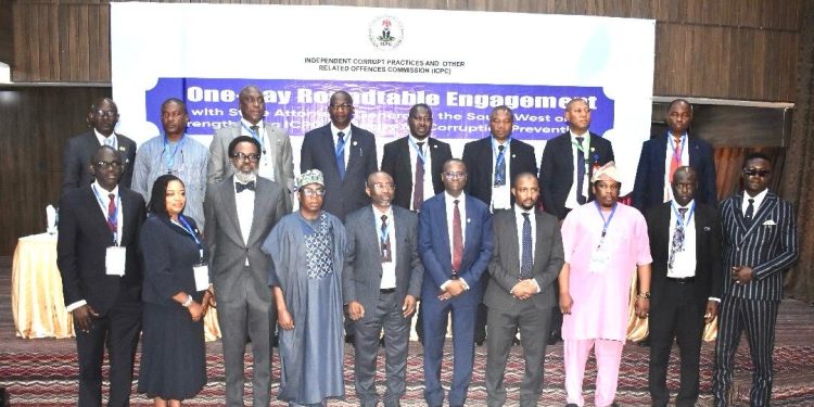 ICPC, South-West Attorneys-General Unite to Establish Unified Anti-Corruption Framework, Digital Case-Tracking System