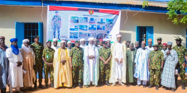 Nigerian Army Commissions Renovated Classrooms, Four Boreholes in Argungu to Promote Education and Community Welfare