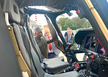 Badaru Inspects NAF Aircraft Production in Italy