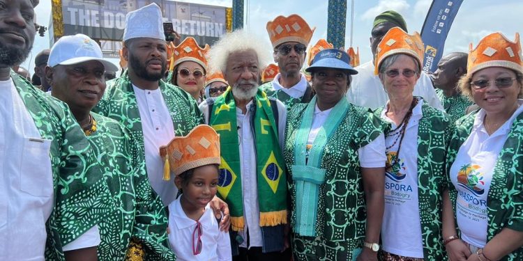 Soyinka Hails Badagry Door Of Return As Symbol Of Hope, Reunion And Rebirth For Africa And Her Diaspora