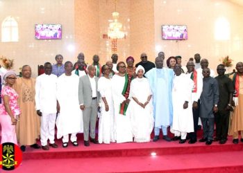 CDS, COAS, Former Service Chiefs Honour Late Lt. Gen. Taoreed Lagbaja at One-Year Memorial Service