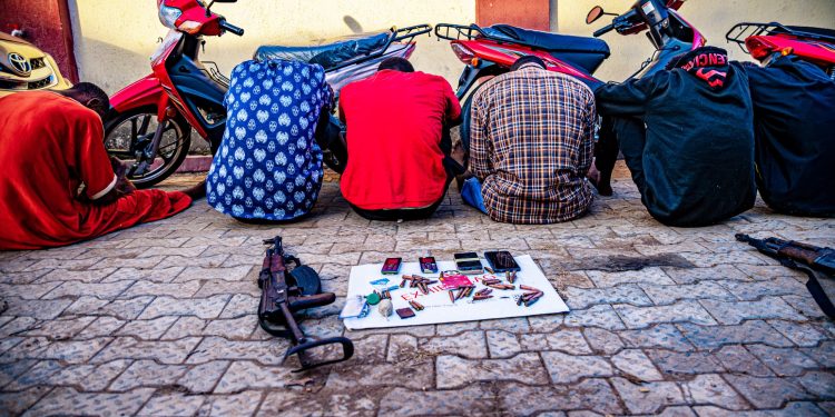 NSCDC intelligence squad arrests 20 suspects for terrorism, kidnapping, vandalism and other crimes, recovers rifles and ammunition