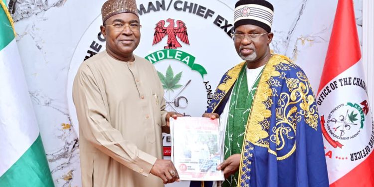 Michika Monarch Praises NDLEA Chairman Marwa, Pledges Kingdom’s Partnership in Fight Against Drugs