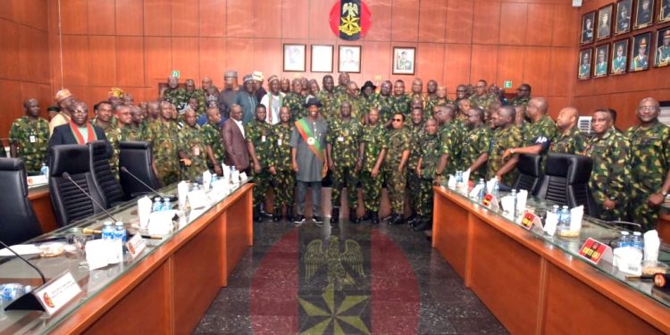 COAS Shaibu Hosts NDA 41 Regular Course Alumni, Urges Stronger Collective Commitment to National Security