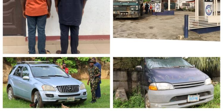 EFCC Opens Investigation into Two Suspected Oil Thieves Arrested in Uyo