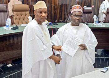 Amupitan warns against misconduct as INEC swears in new Oyo REC, Prof Tella