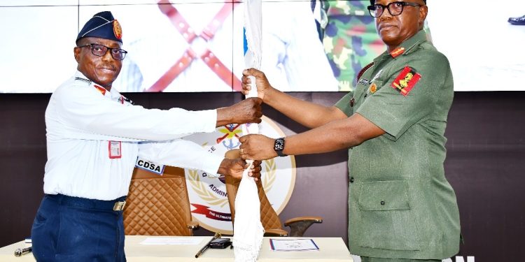 Major General Philip Ilodibia Assumes Command as 8th Chief of Defence Space Administration