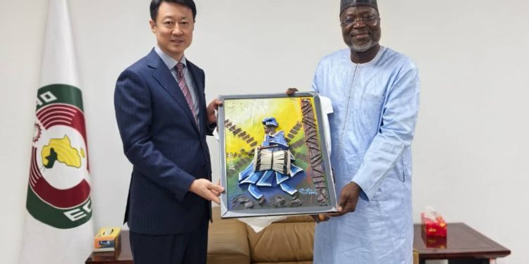 China Deepens Ties With ECOWAS As Ambassador Yu Dunhai Meets President Touray, Donates Official Vehicle