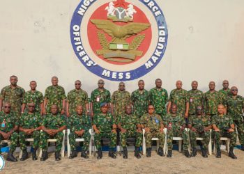 CAS Aneke charts new air power vision, prioritises welfare and mission readiness on operational tour of Makurdi