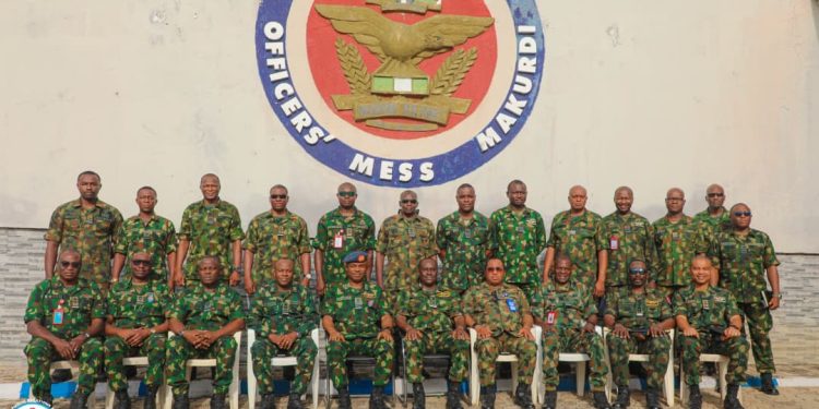CAS Aneke charts new air power vision, prioritises welfare and mission readiness on operational tour of Makurdi